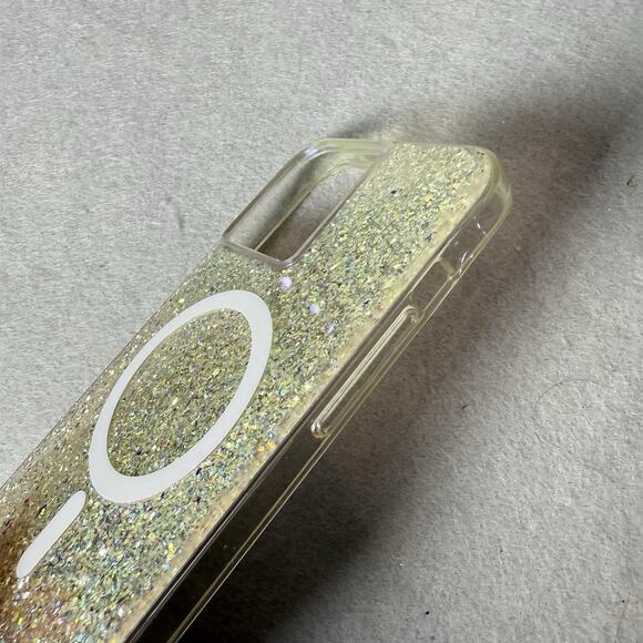 Case-Mate Apple iPhone 13 Pro Max Case MagSafe Compatible Sparkle Silver - Picture 3 of 4